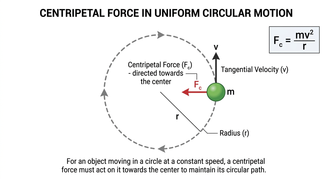 CENTRIPETAL FORCE IN CIRCULAR MOTION