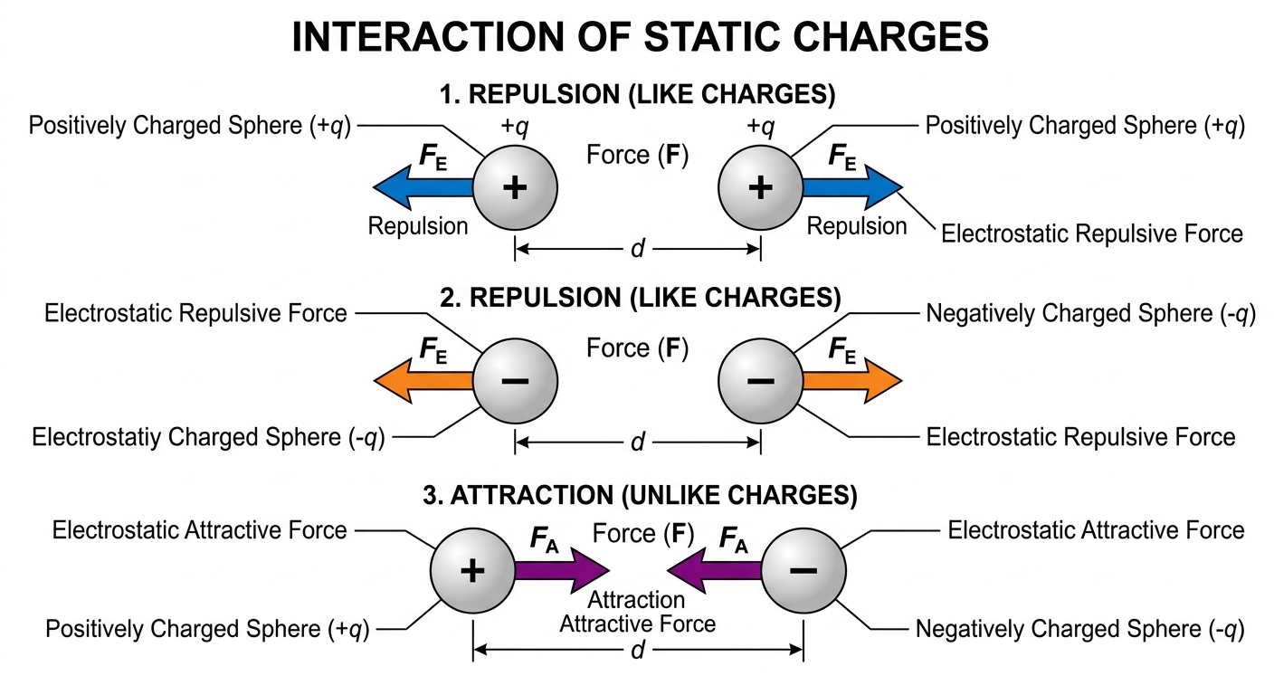 INTERACTION OF STATIC CHARGES