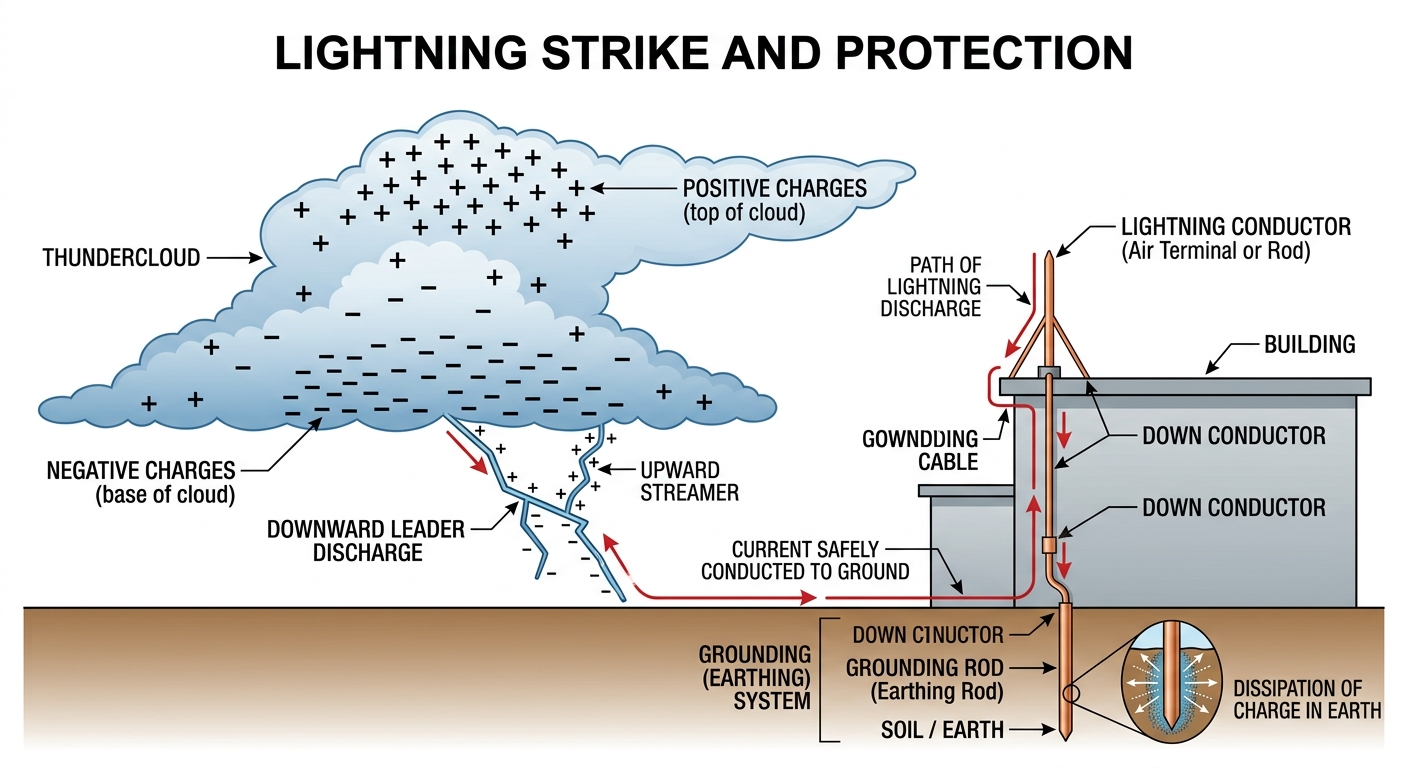 LIGHTNING STRIKE AND PROTECTION