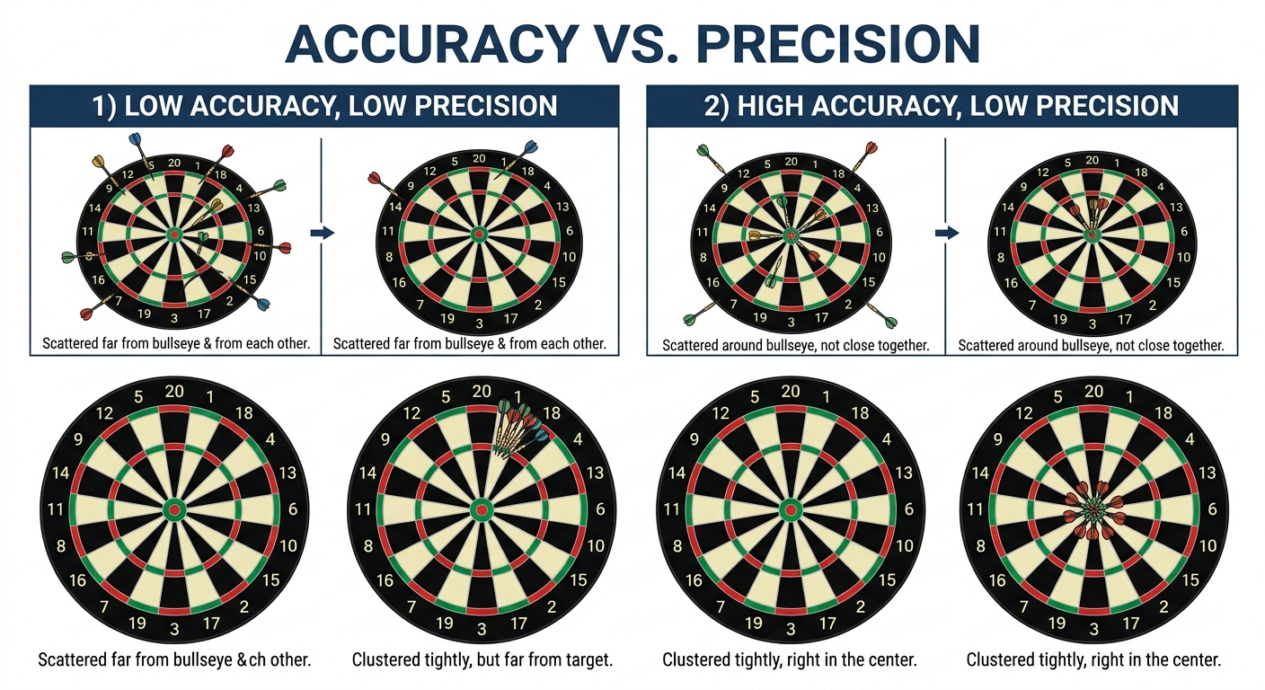 PRECISION VS ACCURACY