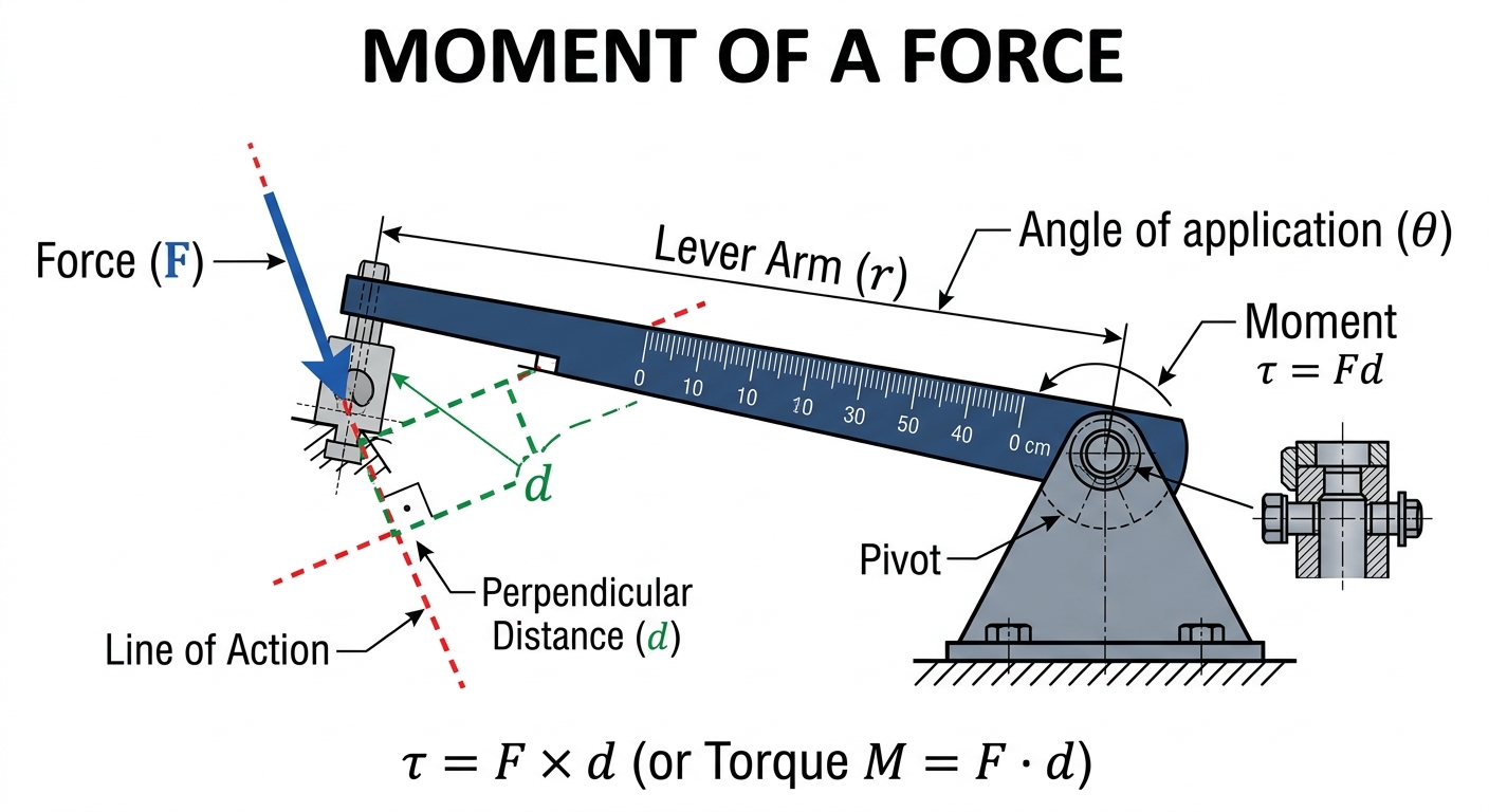 MOMENT OF A FORCE