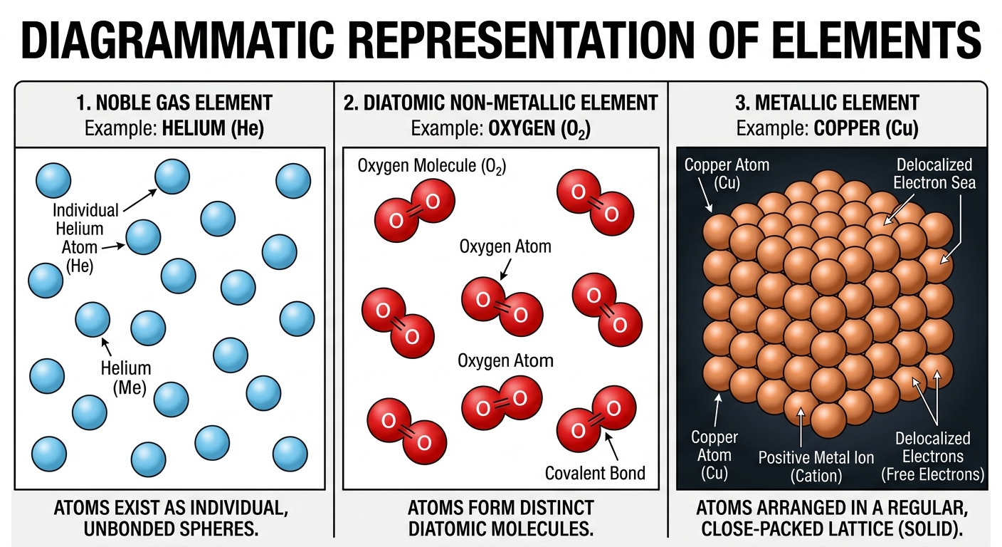 DIAGRAMMATIC REPRESENTATION OF ELEMENTS