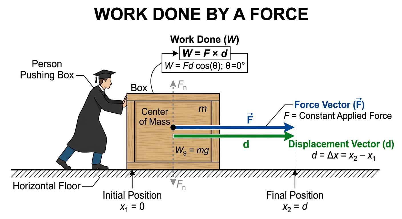 WORK DONE BY A FORCE