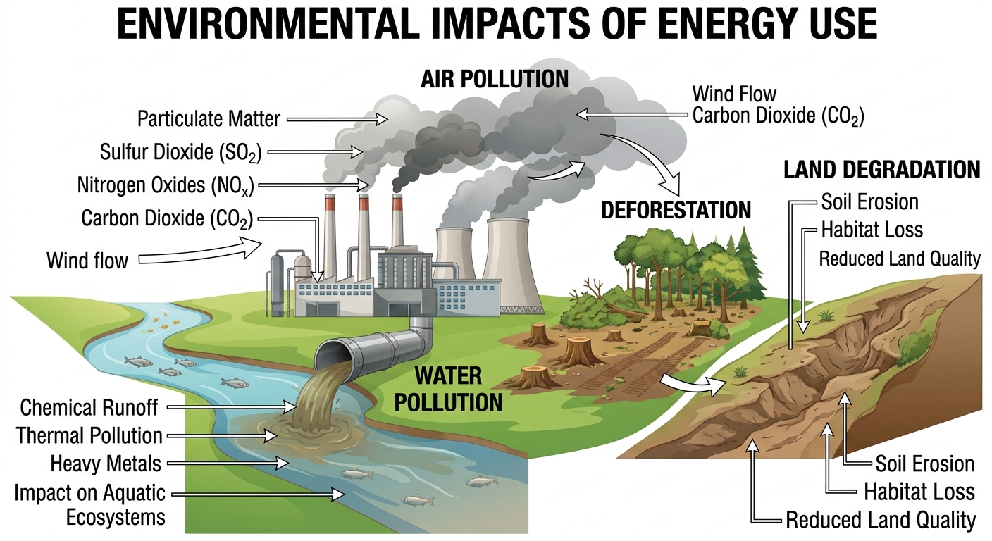 ENVIRONMENTAL IMPACTS OF ENERGY USE