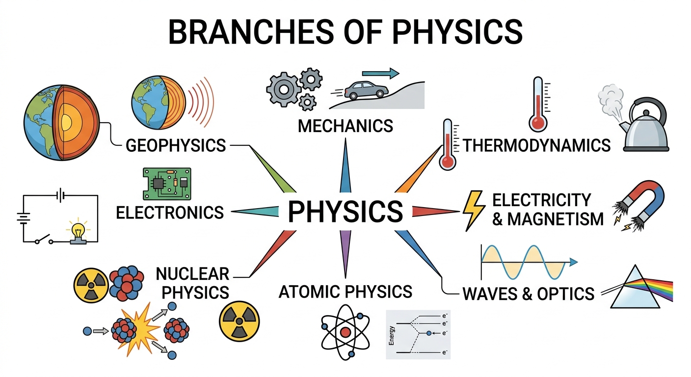 BRANCHES OF PHYSICS