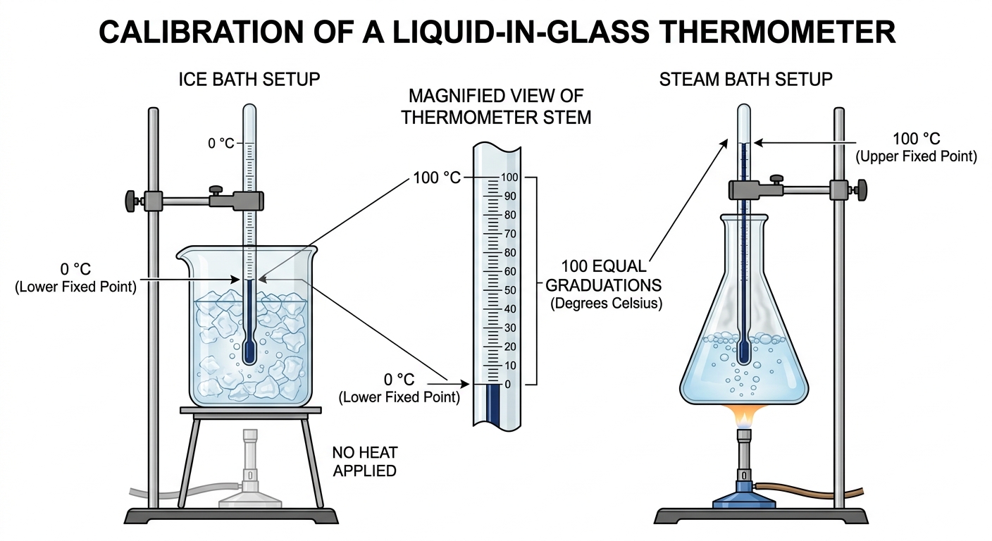 CALIBRATION OF A LIQUID-IN-GLASS THERMOMETER