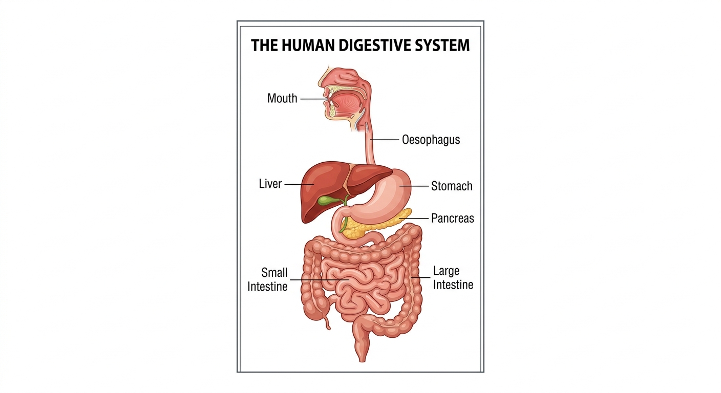 THE HUMAN DIGESTIVE SYSTEM
