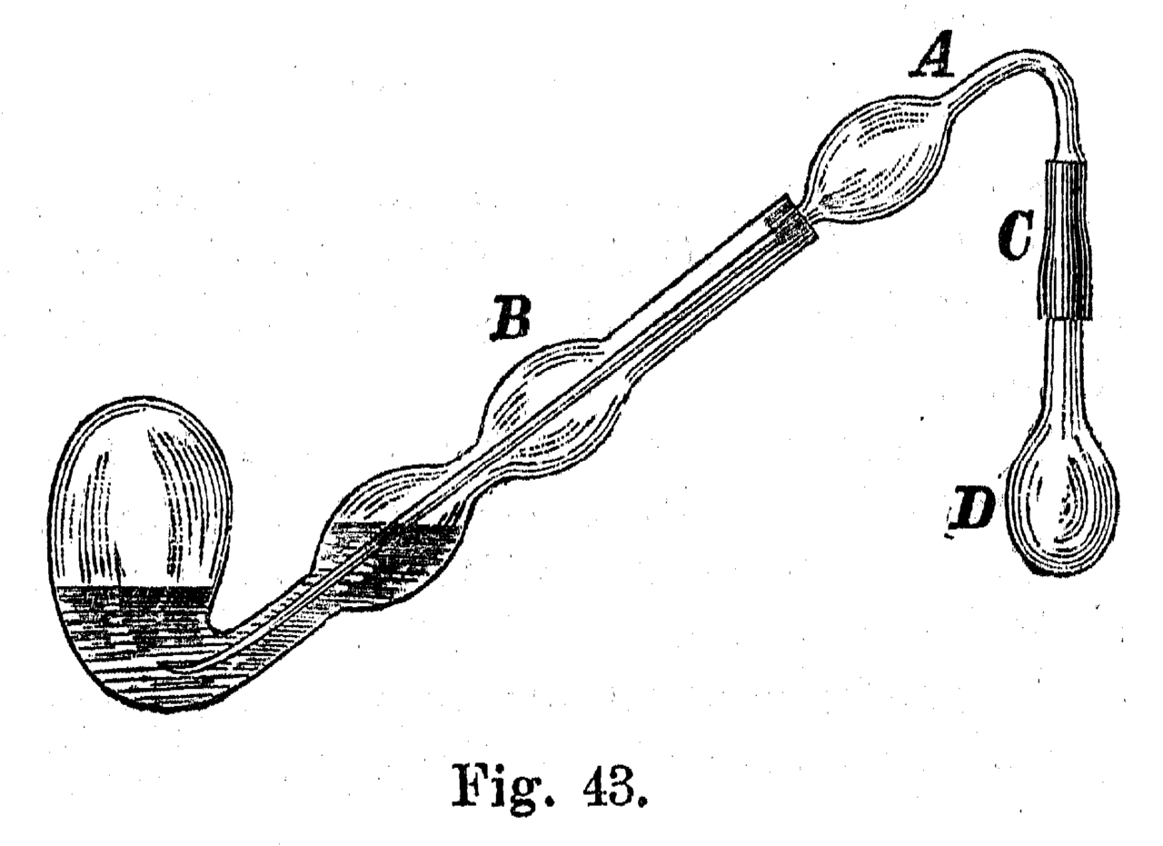 Miniature apparatus for the determination of manganese in pyrolusite or of iodine in iodides (Alessandri 1895.43)